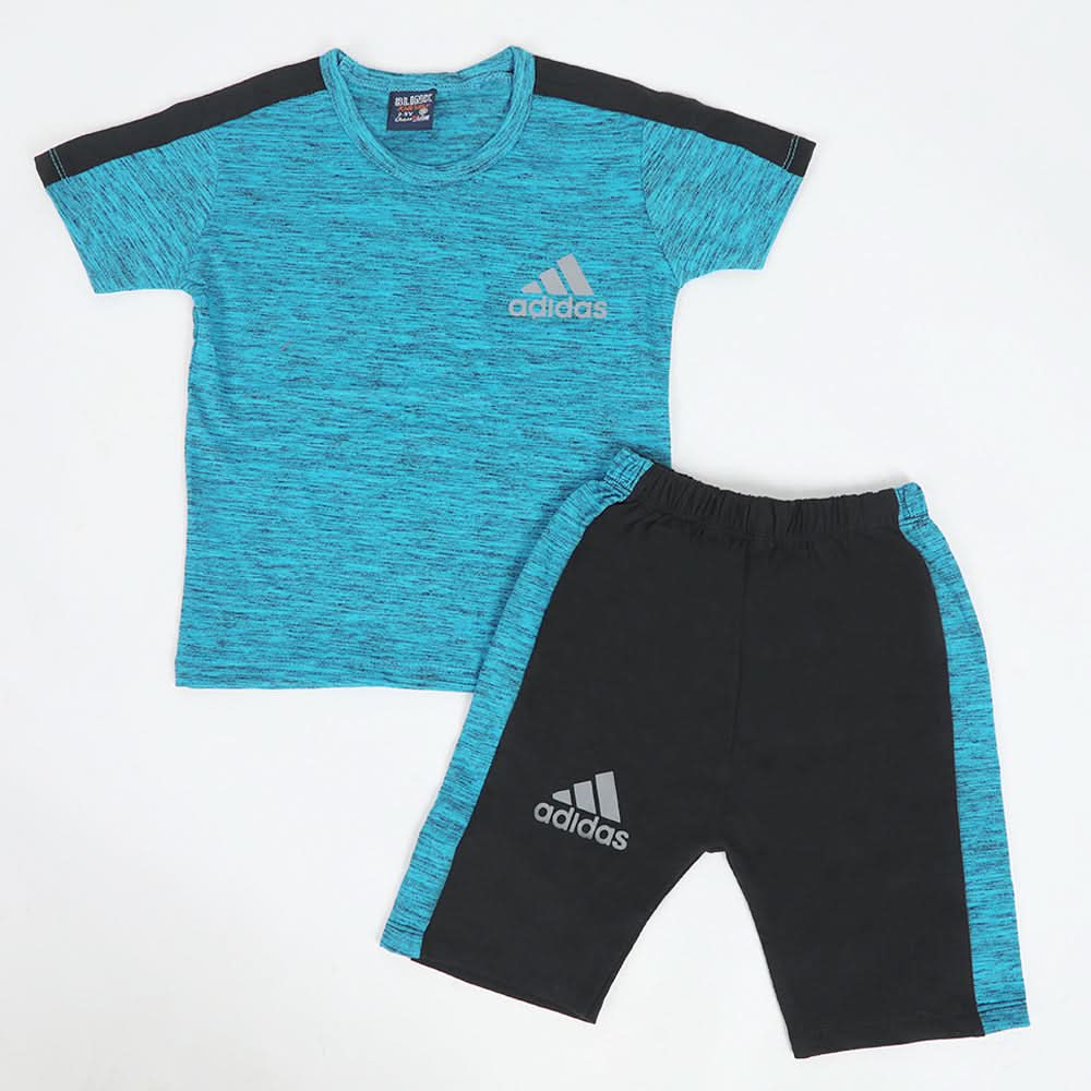 Boys Half Sleeves Suit - Blue, Boys Sets & Suits, Chase Value, Chase Value