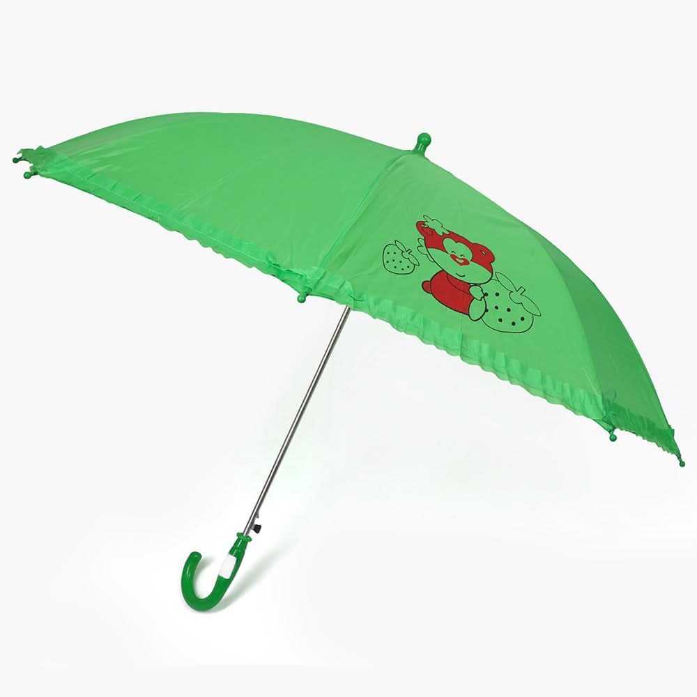 Kids Cartoon Umbrella - Green, Umbrellas, Chase Value, Chase Value