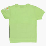 Boys Half Sleeves T-Shirt - Light Green, Boys T-Shirts, Chase Value, Chase Value