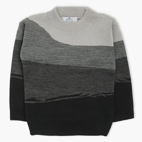 Eminent Boys Crew Neck Sweater - Charcoal, Boys Sweaters, Eminent, Chase Value