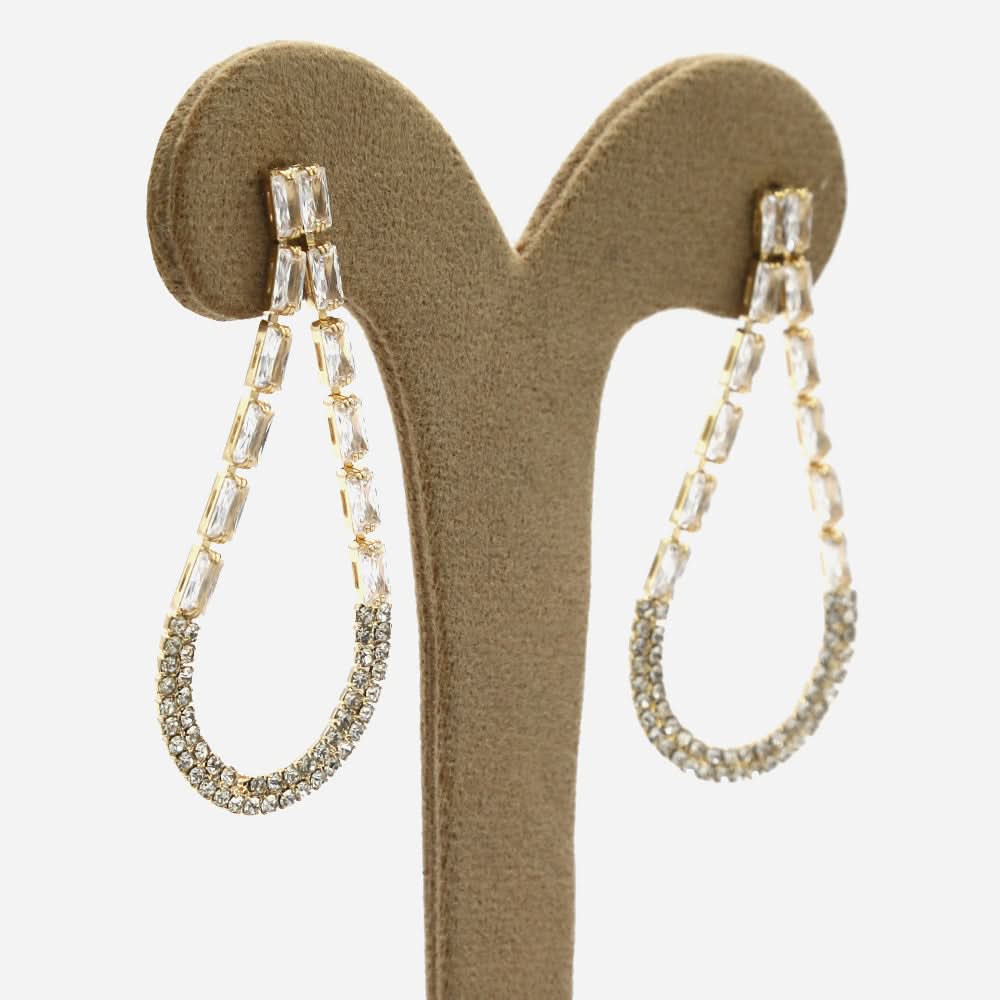 Women's Ear Hoops - Golden, Women Earrings & Tops, Chase Value, Chase Value