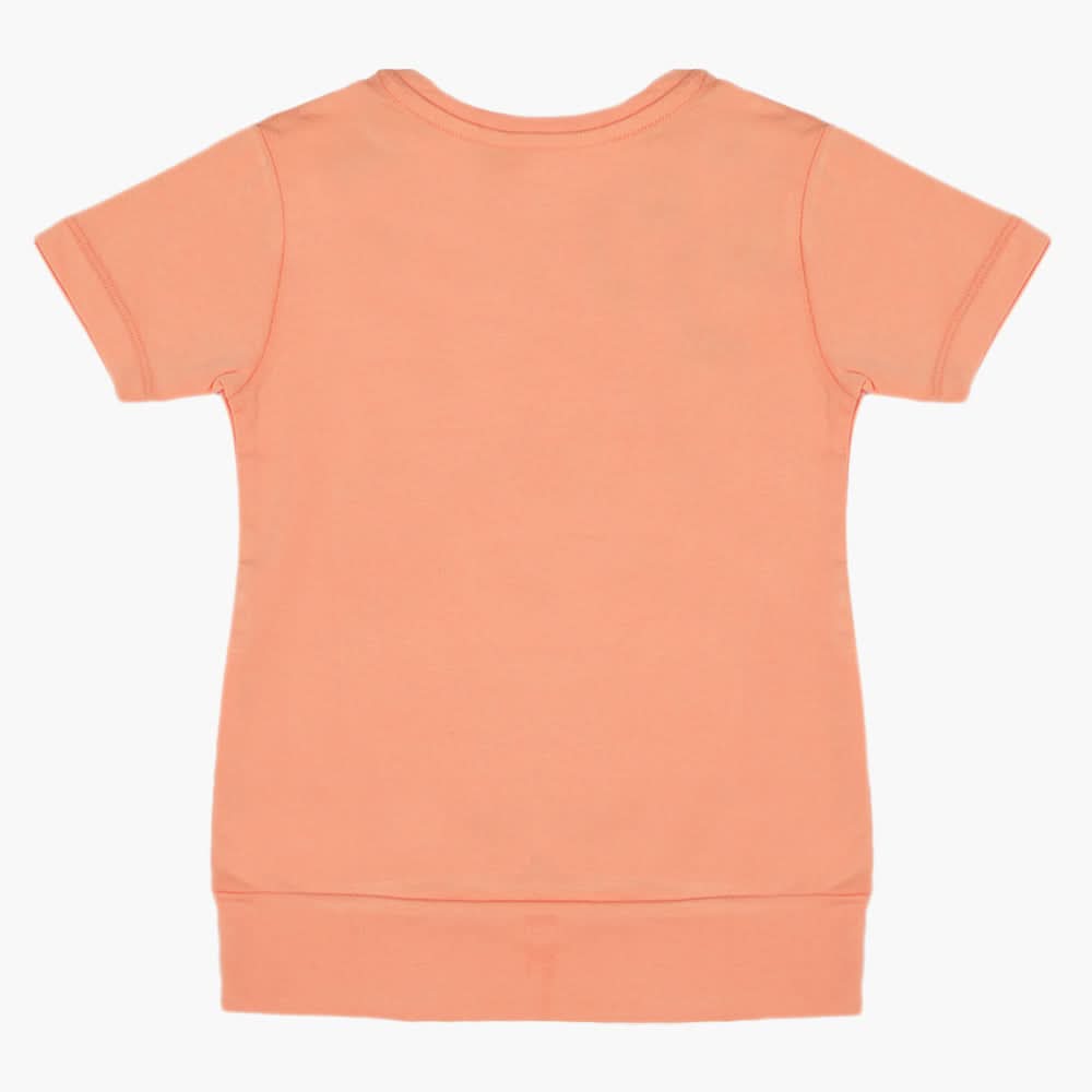 Eminent Girls T-Shirt - Peach, Girls T-Shirts, Eminent, Chase Value
