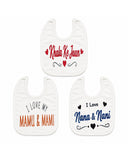 Valuables Newborn Baby Bibs - Large