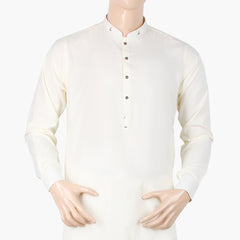 Eminent Men's Trim Fit Kurta Pajama Suit - Cream, Men's Shalwar Kameez, Eminent, Chase Value