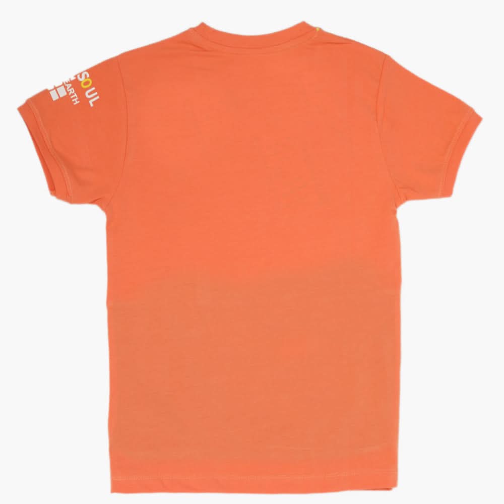 Boys Half Sleeves T-Shirt - Peach, Boys T-Shirts, Chase Value, Chase Value