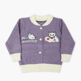 Newborn Girls Sweater - Purple, Newborn Girls Winterwear, Chase Value, Chase Value