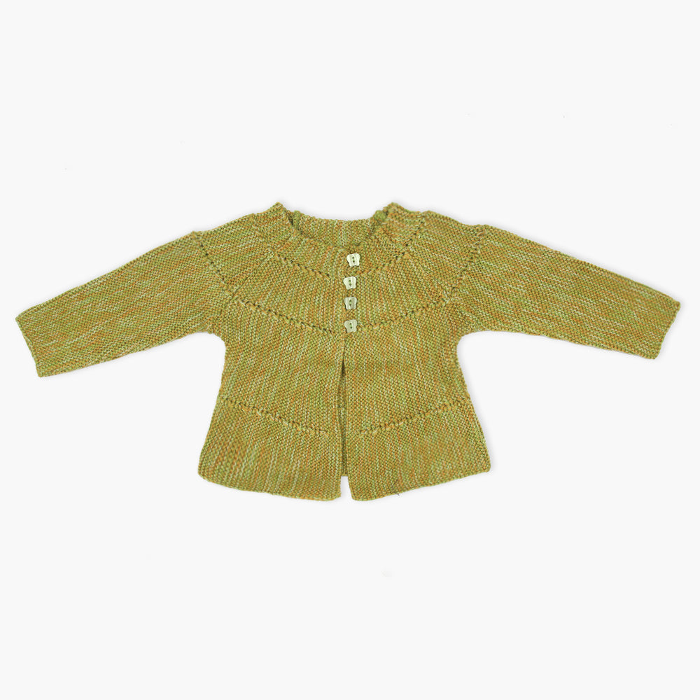 Newborn Girls Sweater - Green, Newborn Girls Winterwear, Chase Value, Chase Value