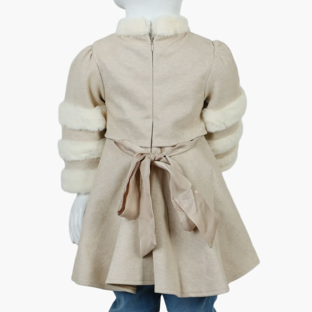 Girls Frock - Beige, Girls Frocks, Chase Value, Chase Value