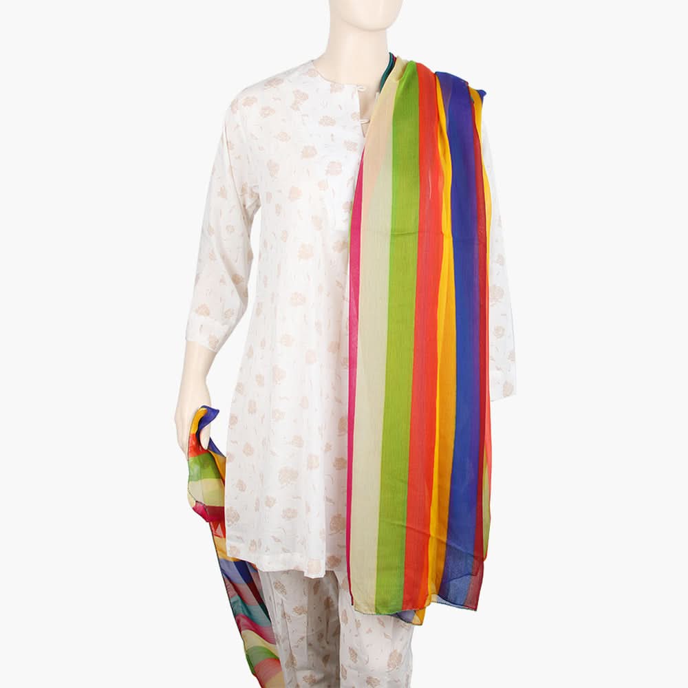 Women's Chiffon Dupatta - Multi, Women Dupatta, Chase Value, Chase Value