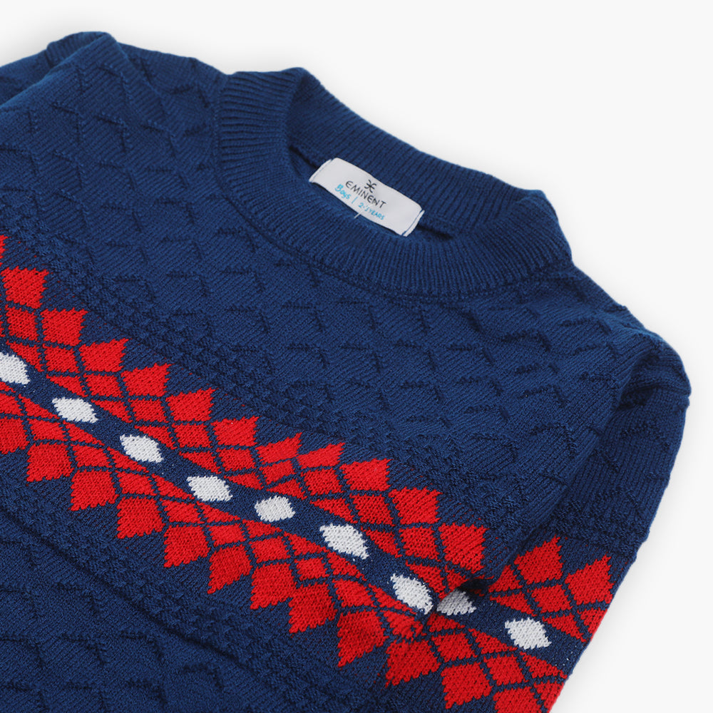 Eminent Boys Crew Neck Sweater - Navy Blue, Boys Sweaters, Eminent, Chase Value