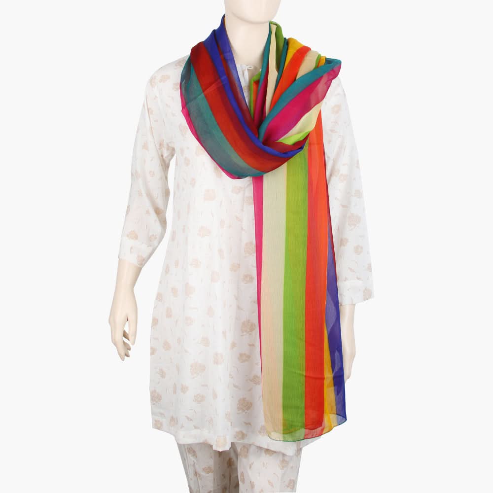 Women's Chiffon Dupatta - Multi, Women Dupatta, Chase Value, Chase Value