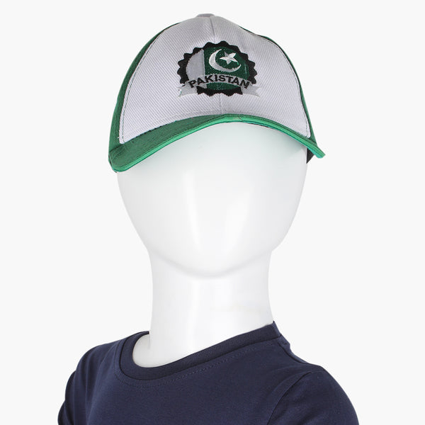 Kids Azadi P-Cap - Green, Boys Caps & Hats, Chase Value, Chase Value