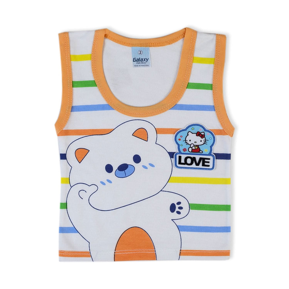 Newborn Boys Sando Suit - Orange, Newborn Boys Sets & Suits, Chase Value, Chase Value
