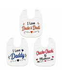 Valuables Newborn Baby Bibs - Large
