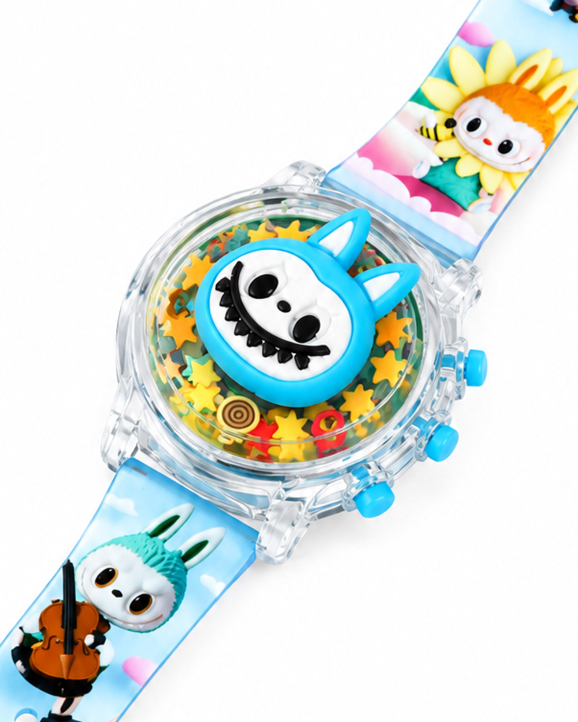 Kids Digital Spinner Watch with Light & Music