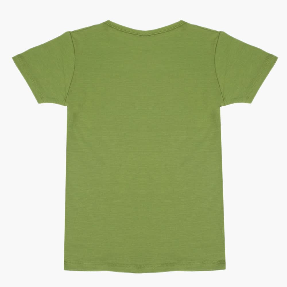 Boys Half Sleeves T-Shirt - Olive Green, Boys T-Shirts, Chase Value, Chase Value