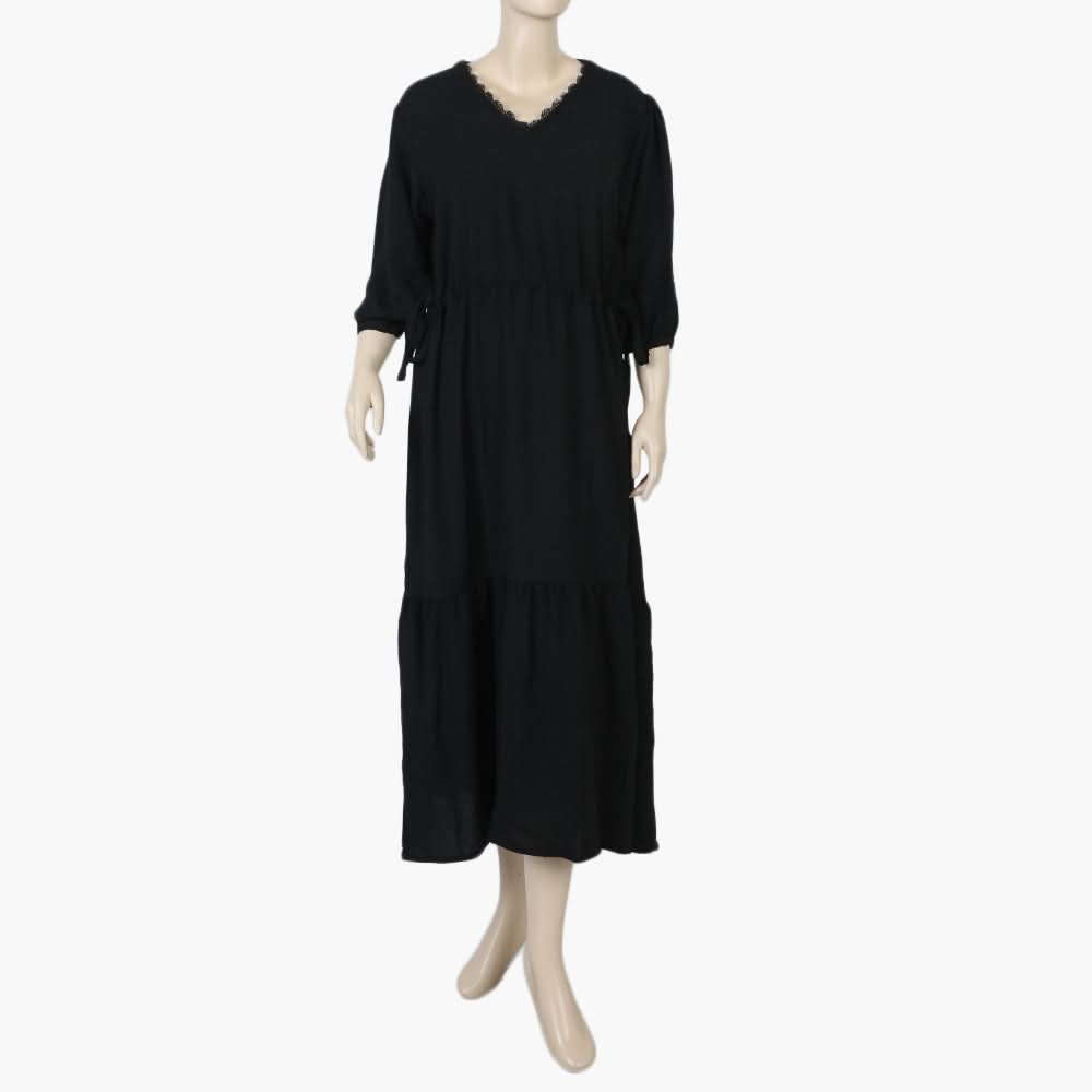Women's Western Long Maxi - Black, Women T-Shirts & Tops, Chase Value, Chase Value