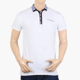 Men's Half Sleeves Polo T-Shirt - White, Men's T-Shirts & Polos, Chase Value, Chase Value