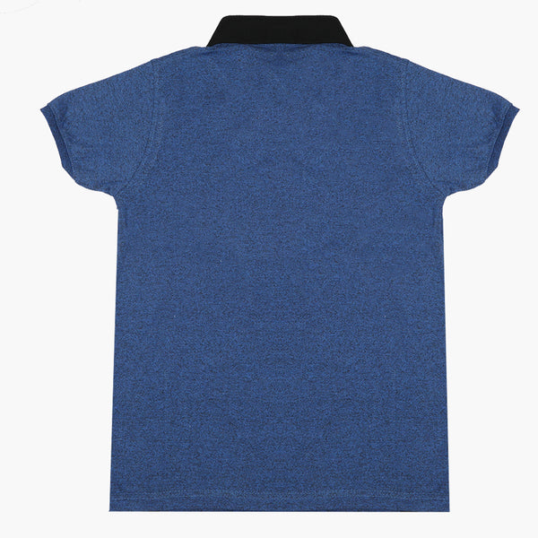 Boys Half Sleeves Polo T-Shirt - Royal Blue, Boys T-Shirts, Chase Value, Chase Value