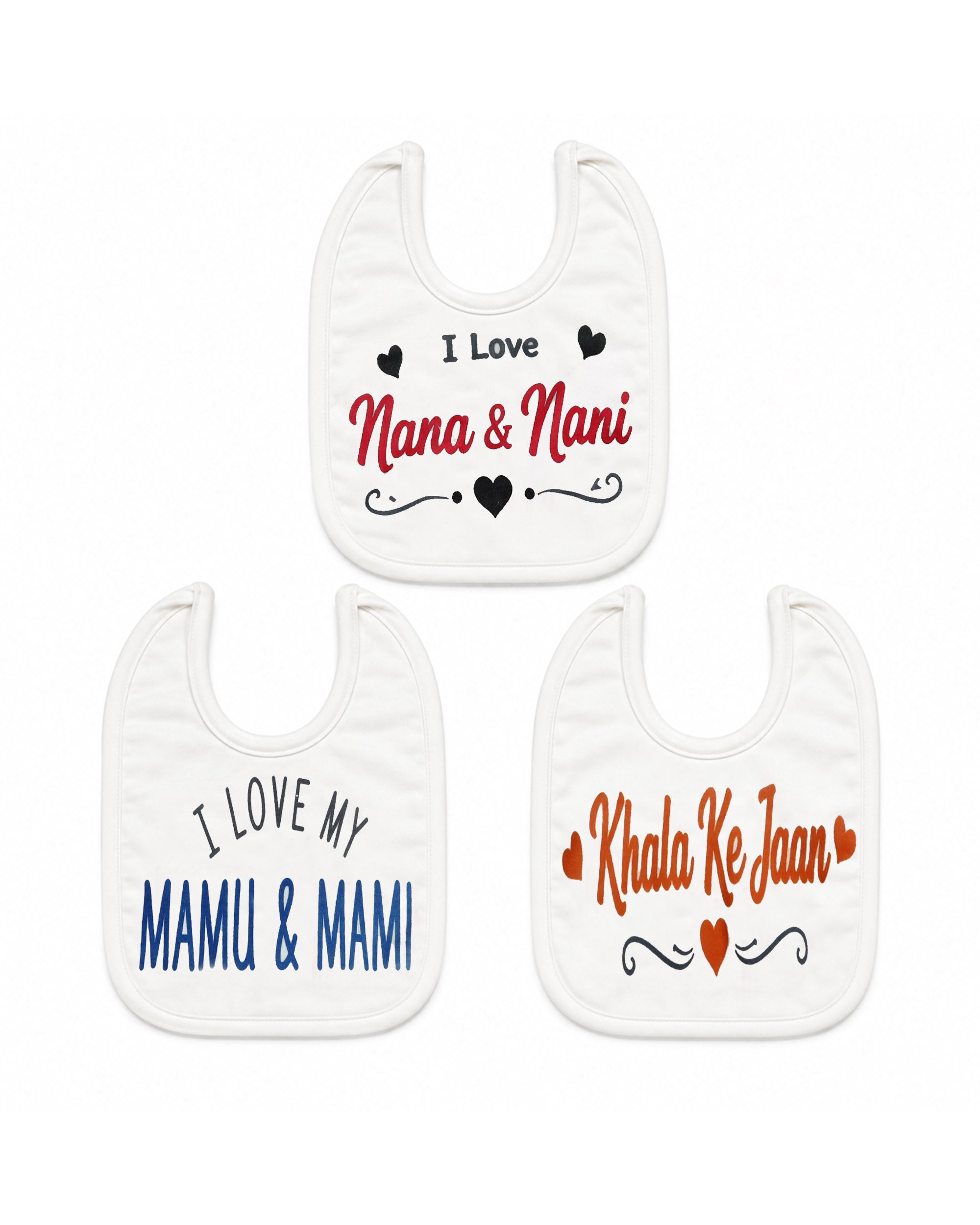 Valuables Newborn Baby Bibs - Large