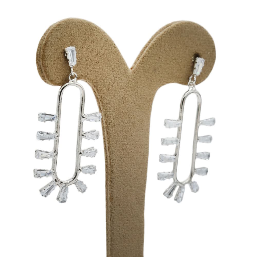 Women's Ear Hoops - Silver, Women Earrings & Tops, Chase Value, Chase Value