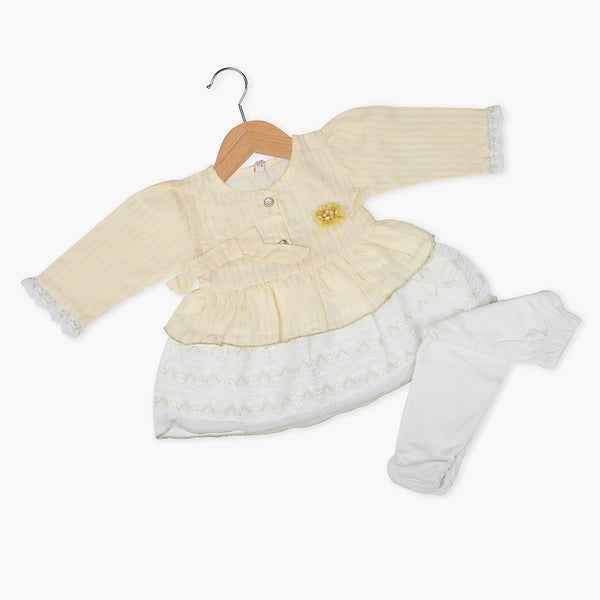 Newborn Girls Suit  - Yellow, Newborn Girls Sets & Suits, Chase Value, Chase Value