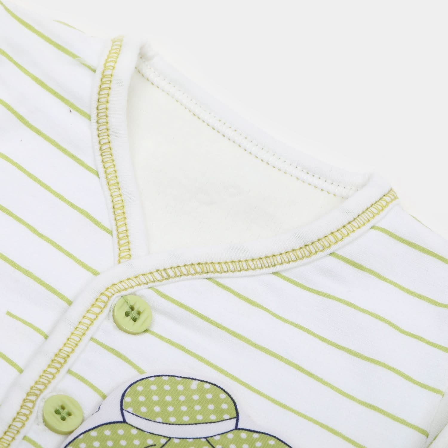 Newborn Girls Full Sleeves Suit - Green, Newborn Girls Sets & Suits, Chase Value, Chase Value