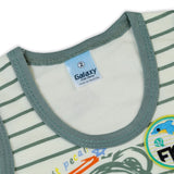 Newborn Boys Sando Suit - Steel Green, Newborn Boys Sets & Suits, Chase Value, Chase Value