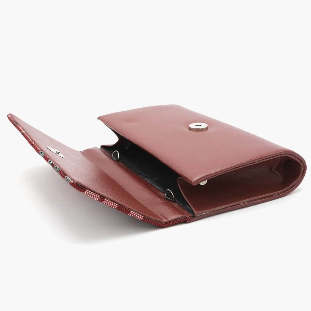 Women's Clutch - Maroon, Women Clutches, Chase Value, Chase Value