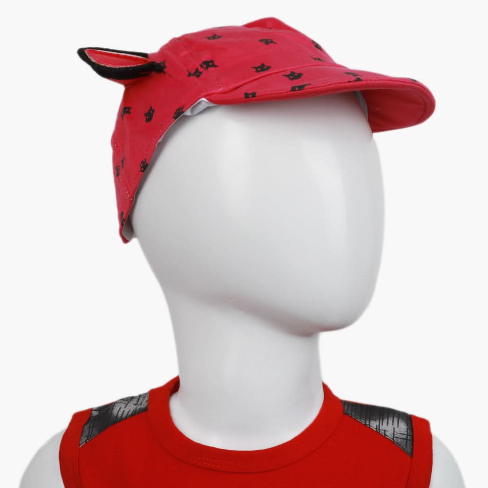 Kids P-Cap - Dark Pink, Boys Caps & Hats, Chase Value, Chase Value
