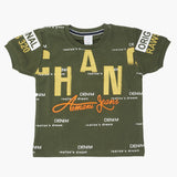 Boys Half Sleeves T-Shirt - Dark Green, Boys T-Shirts, Chase Value, Chase Value