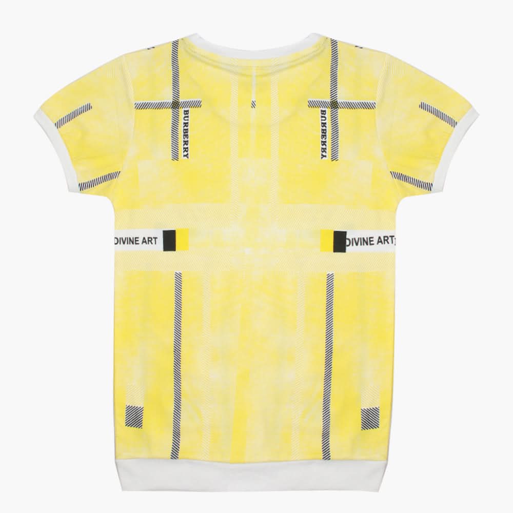 Boys Half Sleeves T-Shirt - Yellow, Boys T-Shirts, Chase Value, Chase Value