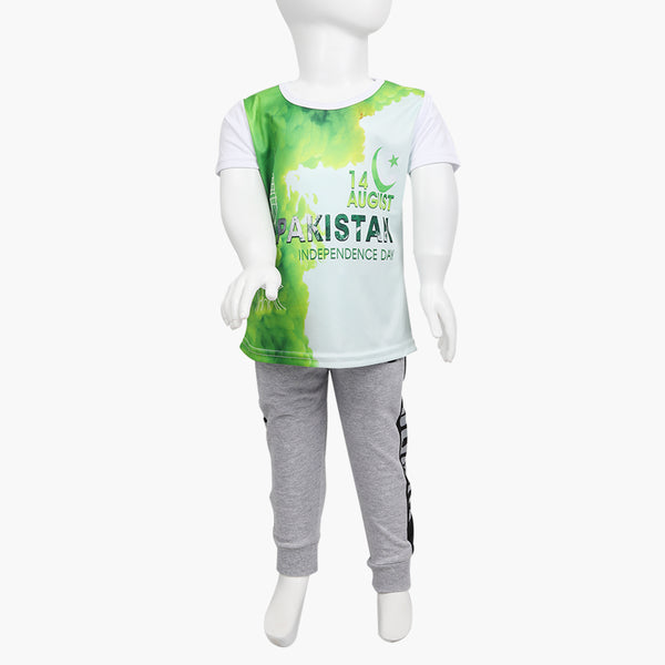 Girls Azadi T-Shirt - Green, Girls T-Shirts, Chase Value, Chase Value
