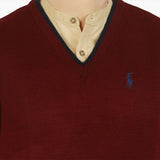 Men's Sleevless Sweater - Maroon, Men's Sweater & Sweat Shirts, Chase Value, Chase Value