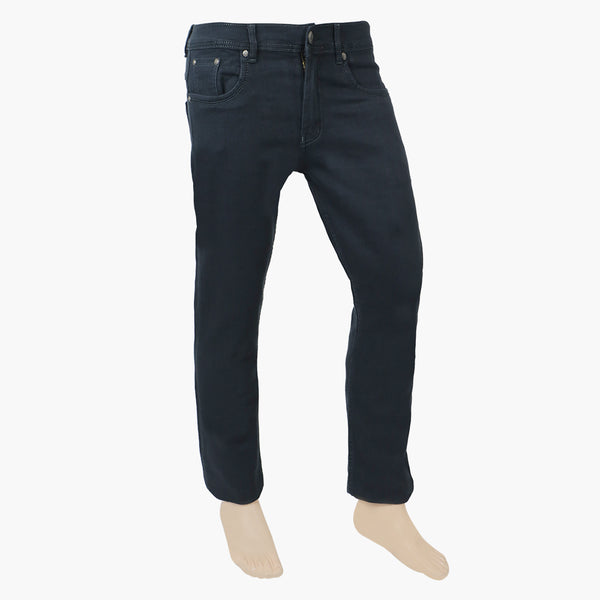 Men's Fancy Satin Stretch Denim Pant - Black, Men's Casual Pants & Jeans, Chase Value, Chase Value