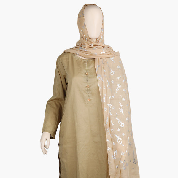 Women's Foil Print Scarf - Skin, Women Shawls & Scarves, Chase Value, Chase Value