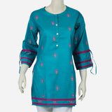 Girls Printed Kurti - Green, Girls Kurti, Chase Value, Chase Value