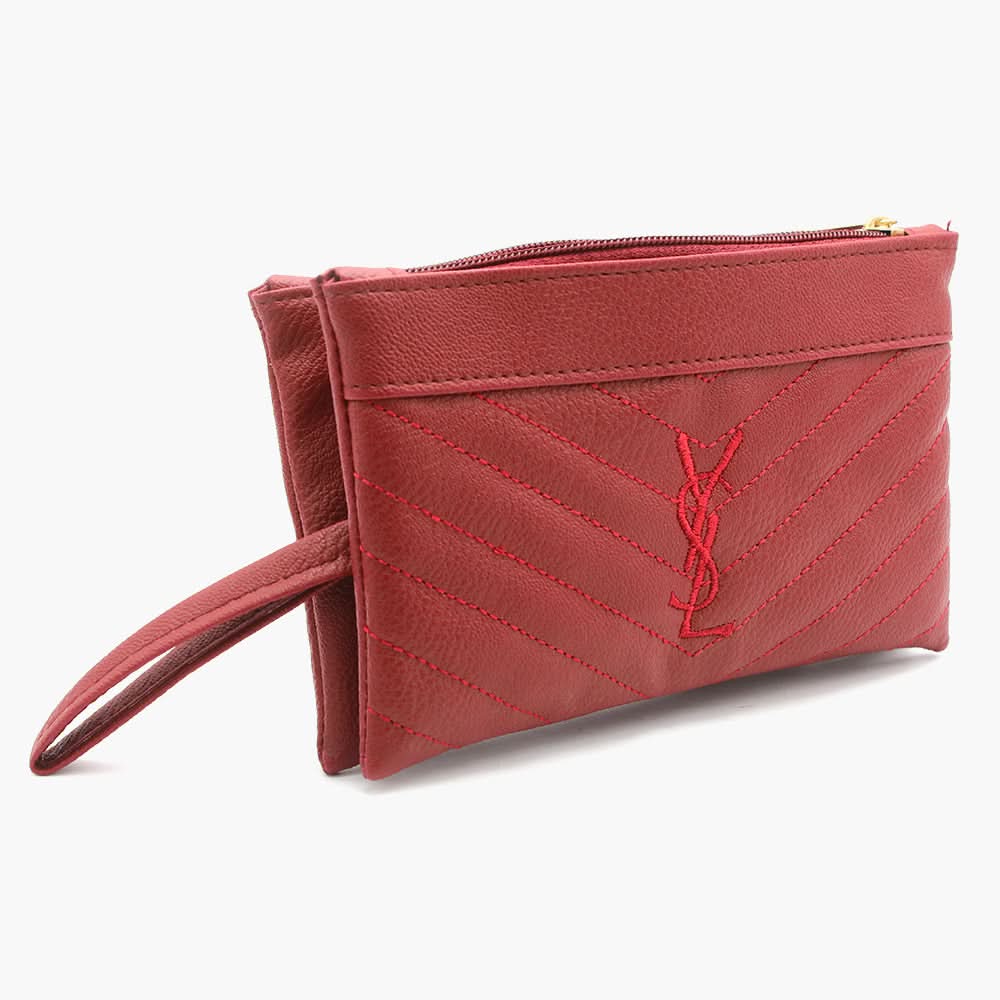 Women's Clutch - Maroon, Women Clutches, Chase Value, Chase Value