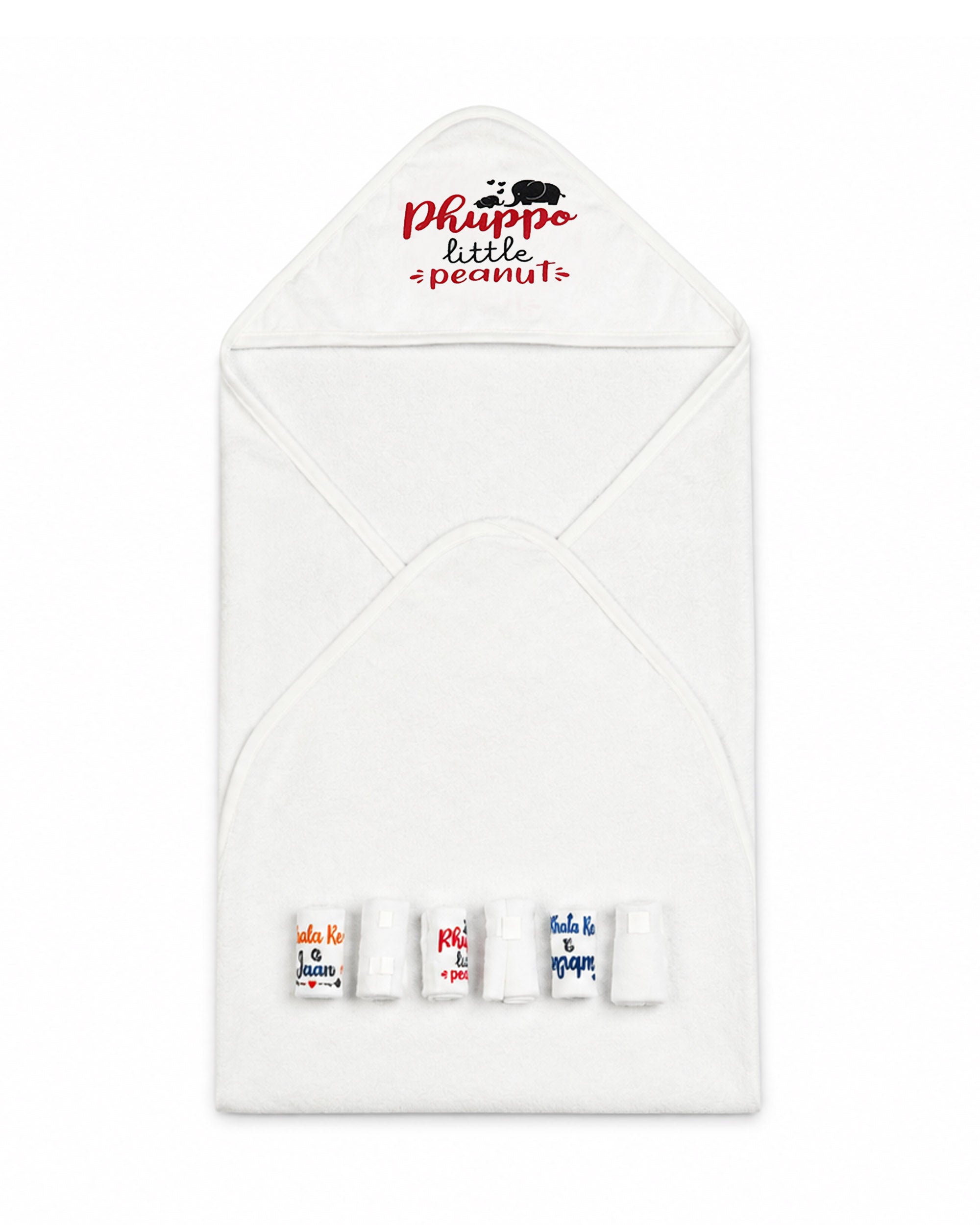 Valuables Newborn Wrapping Sheet Roll & Face Towel