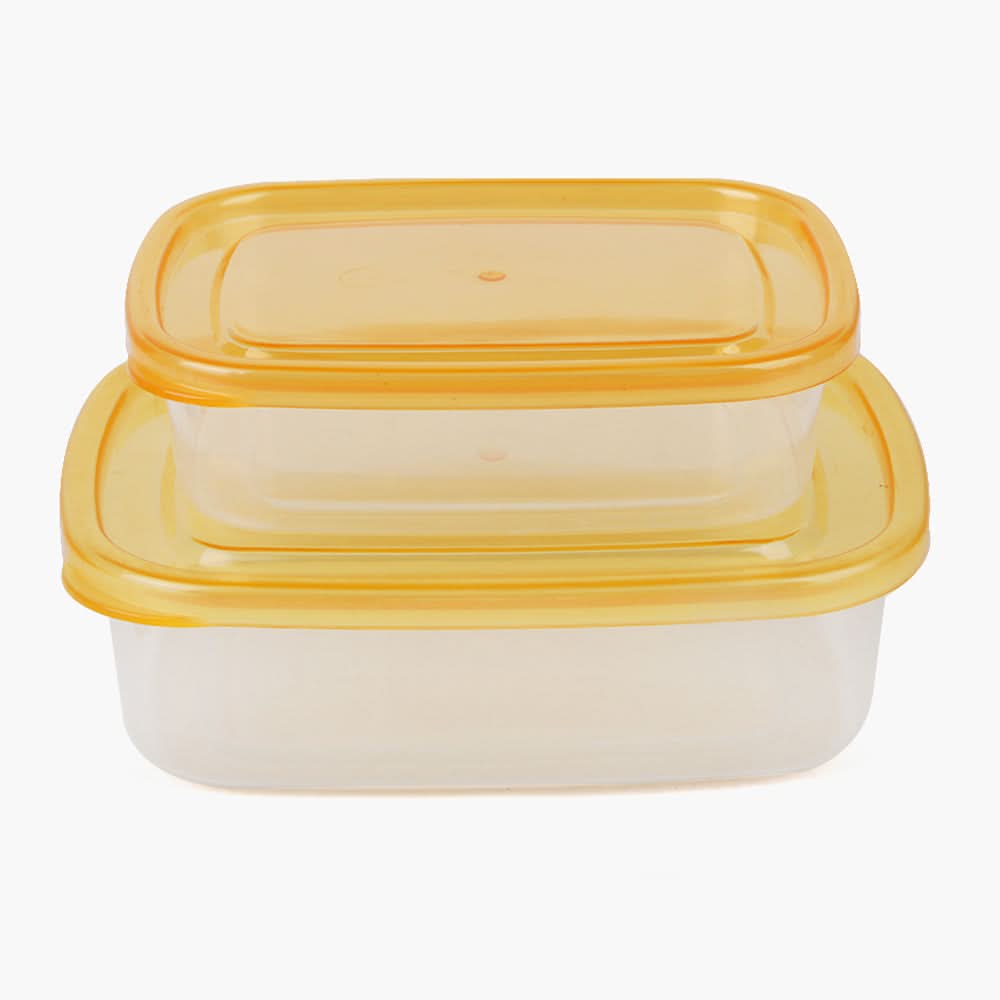Crisper Junior 2Pcs Set - Orange, Storage Boxes, Chase Value, Chase Value