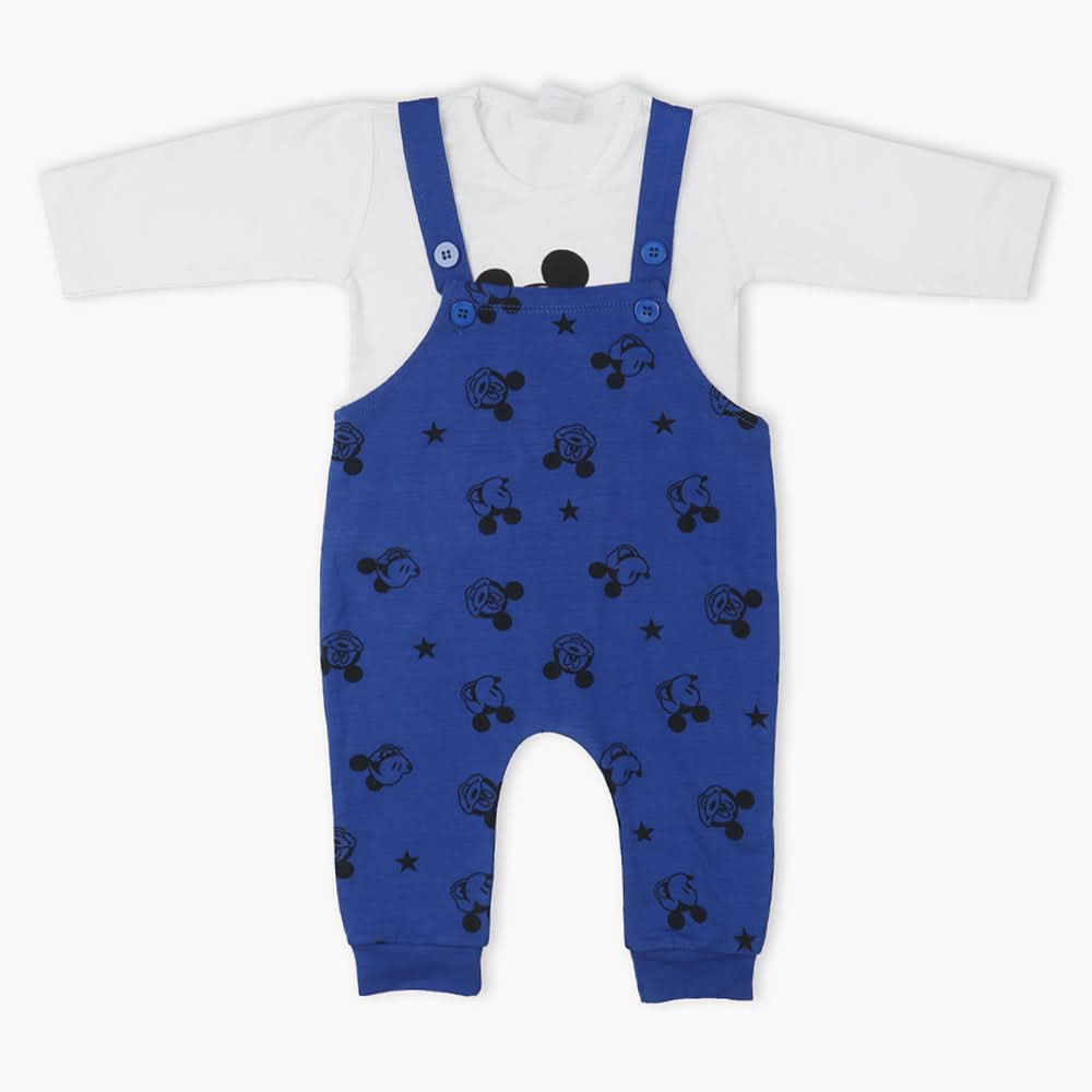 Newborn Girls Full Sleeves  Romper 2Pcs - Blue, Newborn Girls Winterwear, Chase Value, Chase Value