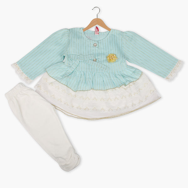 Newborn Girls Suit  - Cyan, Newborn Girls Sets & Suits, Chase Value, Chase Value
