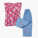 Newborn  Girls Full Sleeves Suit - Pink, Newborn Girls Winterwear, Chase Value, Chase Value