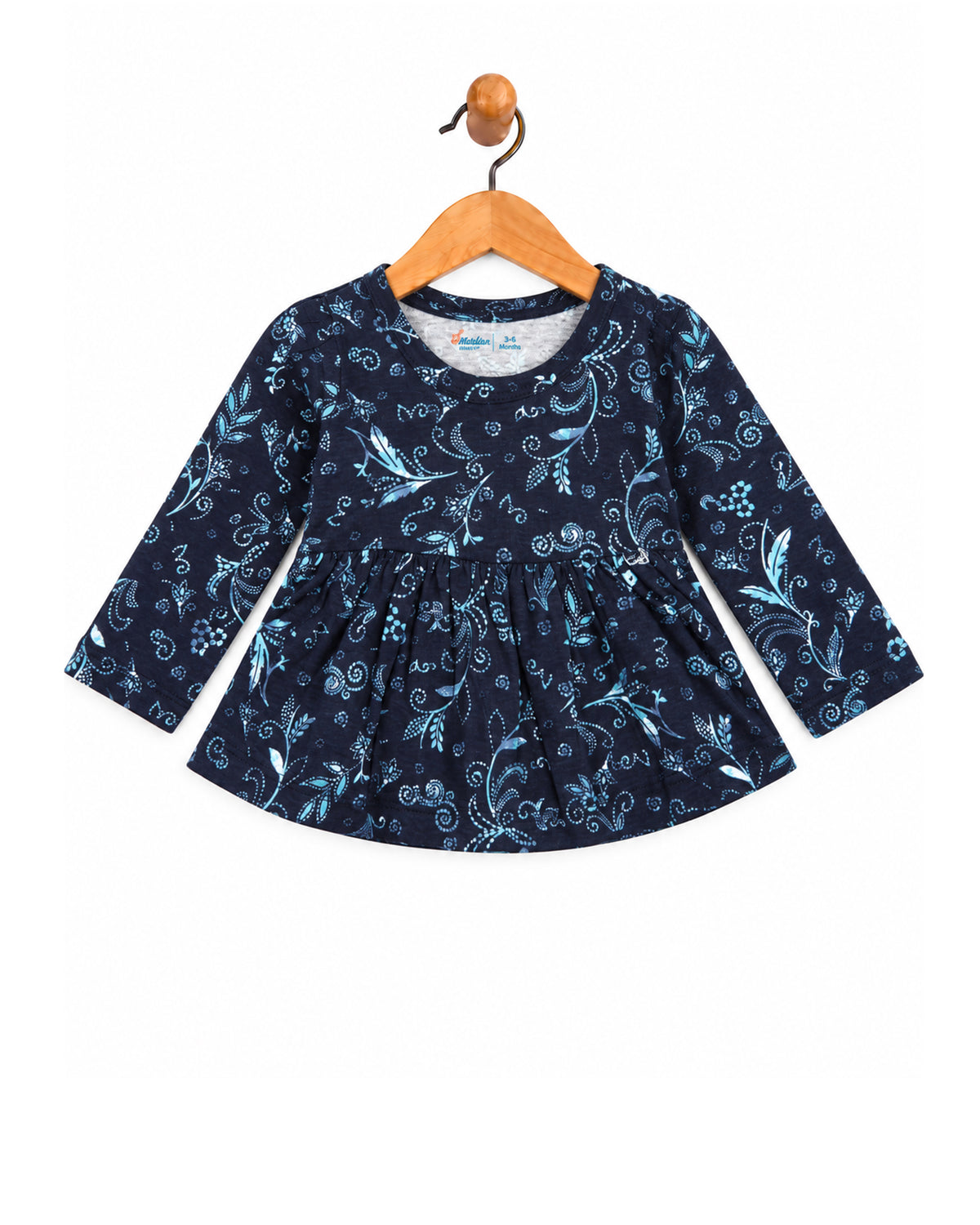 Valuables Newborn Girls Printed Frock