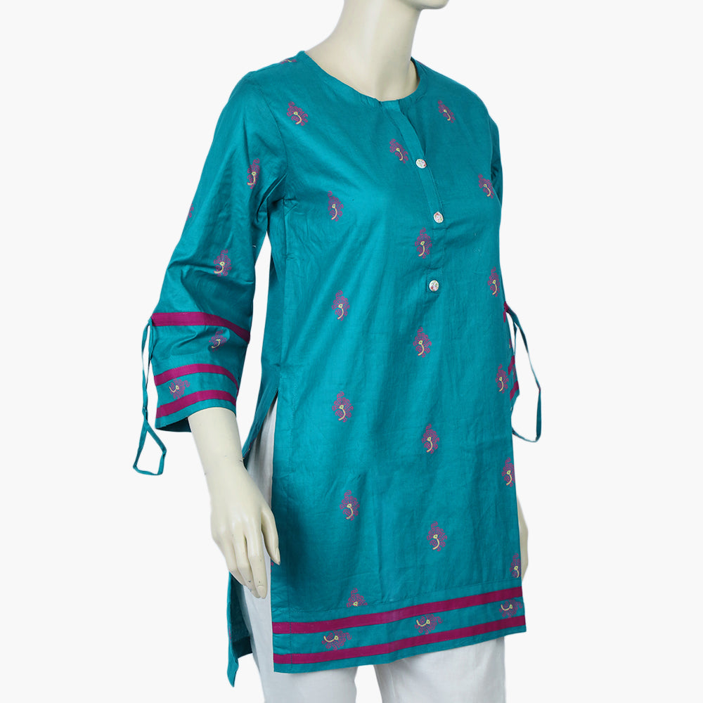Girls Printed Kurti - Green, Girls Kurti, Chase Value, Chase Value
