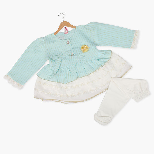Newborn Girls Suit  - Cyan, Newborn Girls Sets & Suits, Chase Value, Chase Value