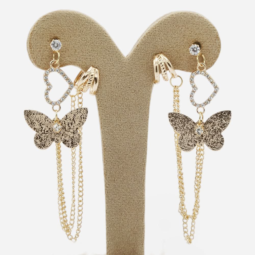 Women's Ear Cuff - Golden, Women Earrings & Tops, Chase Value, Chase Value