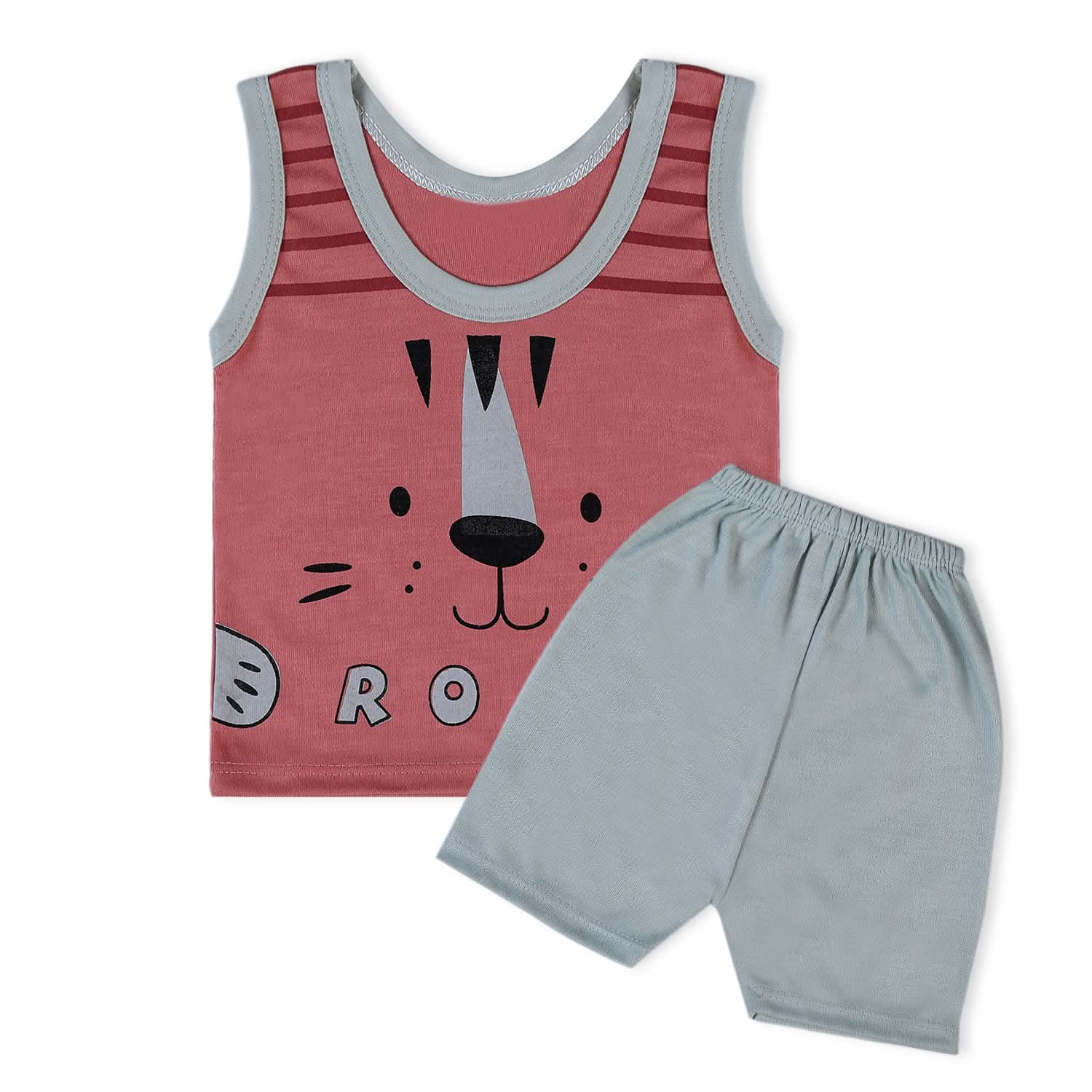 Newborn Boys Sando Suit - Pink, Newborn Boys Sets & Suits, Chase Value, Chase Value