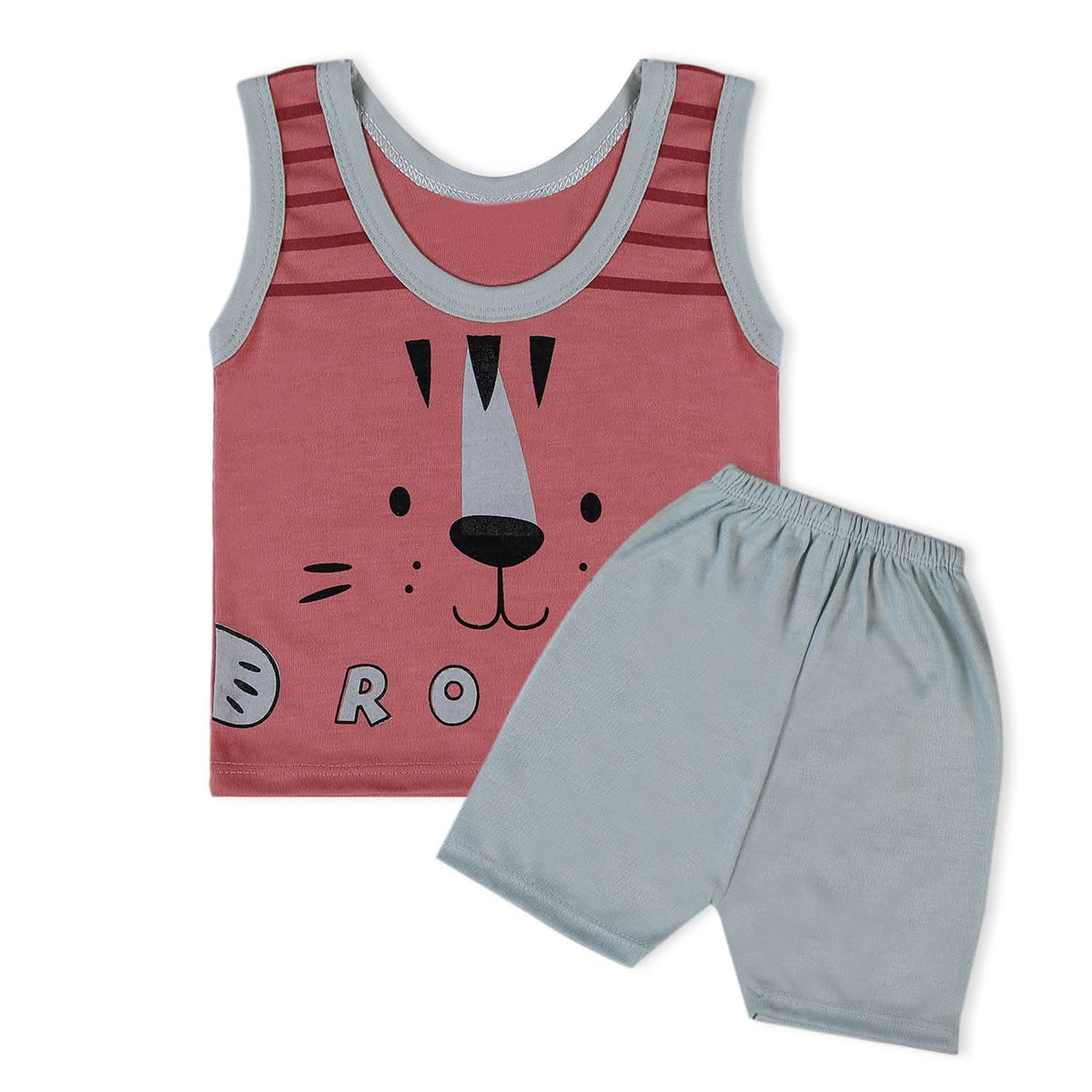 Newborn Boys Sando Suit - Pink, Newborn Boys Sets & Suits, Chase Value, Chase Value