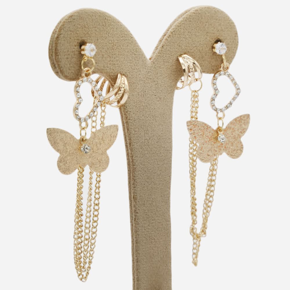 Women's Ear Cuff - Golden, Women Earrings & Tops, Chase Value, Chase Value